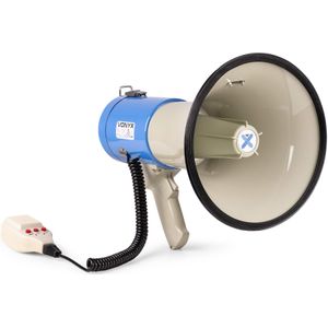 Megafoon - Vonyx MEG060 - Megafoon 60W met USB / SD mp3 speler, sirene en afneembare microfoon