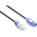 Powercon verlengcable M-F 5 meter