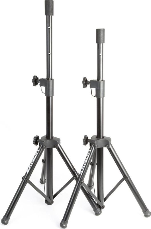Vonyx - LS02K - Luidsprekerstatieven - Set van 2 - Zwart - Staal