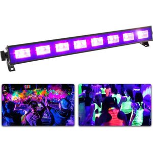Blacklight - BeamZ BUV93 LED blacklight bar met 8x 3W LED's