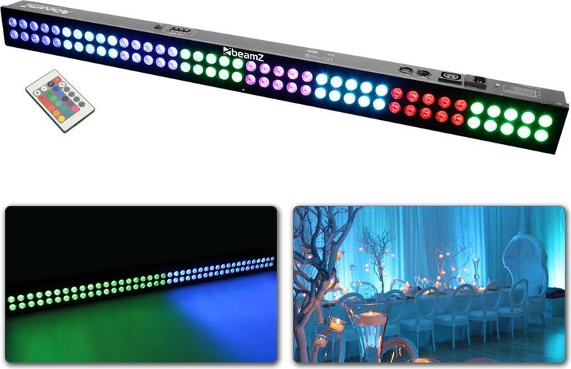 BeamZ - LCB803 - LED Bar - RGB - 80 3W LED's - 8 Secties