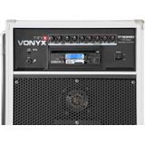 Vonyx ST180 Mobiele Speaker - Bluetooth - Draadloze Microfoons - 450W