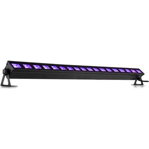 Blacklight - BeamZ BUV183 LED blacklight bar met 18 UV LED's