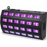 Blacklight - BeamZ BUV463 blacklight lamp met 24 UV LED's - Blacklight stroboscoop