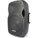 Mobiele party speaker - Vonyx AP1200PA - 600 Watt - 2 handmicrofoons - 1 headset microfoon - Bluetooth - USB - SD