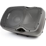 Mobiele party speaker - Vonyx AP1200PA - 600 Watt - 2 handmicrofoons - 1 headset microfoon - Bluetooth - USB - SD