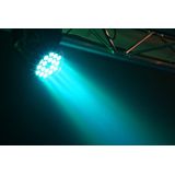 Moving Head Disco Licht met 18x 3W RGB LEDs - BeamZ MHL108MK4 - 11 DMX Kanalen