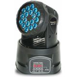 Moving Head Disco Licht met 18x 3W RGB LEDs - BeamZ MHL108MK4 - 11 DMX Kanalen