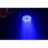 Moving Head Disco Licht met 18x 3W RGB LEDs - BeamZ MHL108MK4 - 11 DMX Kanalen