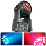 Moving Head Disco Licht met 18x 3W RGB LEDs - BeamZ MHL108MK4 - 11 DMX Kanalen