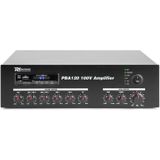 Power Dynamics PBA120 100V versterker 120W met mp3 speler, tuner en Bluetooth