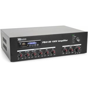 Power Dynamics - PBA120 - Versterker - 120W - Bluetooth - USB SD Speler