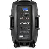 Vonyx VPS122A geluidsinstallatie 800W Bluetooth met blauwe LED's