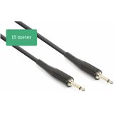 Vonyx luidsprekerkabel met 6.3mm jack (mono) connectoren - 15 meter