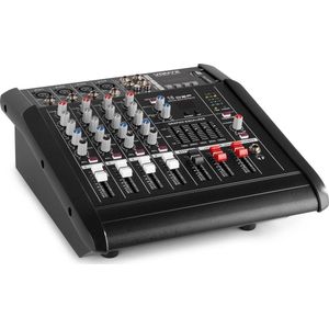 Vonyx AM5A 5-kanaals Muziekmixer met Ingebouwde 1000W Versterker
