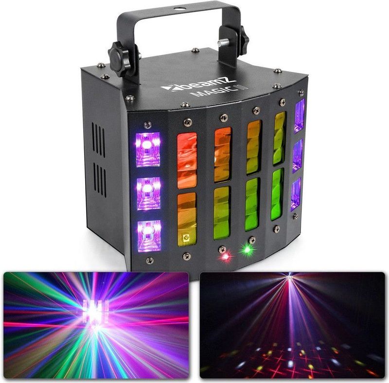 BeamZ - Magic2 - 4-in-1 Lichteffect - Laser - LED Derby - Blacklight - Stroboscoop