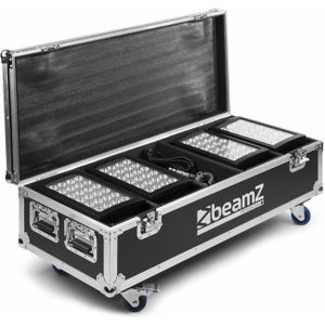 Flightcase FL4 van BeamZ voor 4x Star-Color 240 of 4x Star-Color 360 LED wash effecten