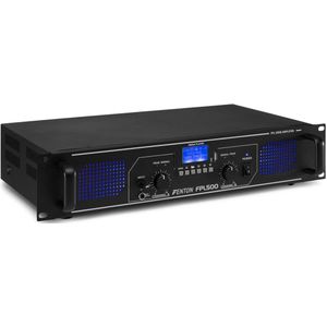 Versterker 2x 250W - Fenton FPL500 digitale klasse-D versterker met Bluetooth en mp3 speler