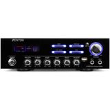 Versterker - Fenton AV120BT Stereo 2x 60W Versterker met Bluetooth en Karaoke Mogelijkheid