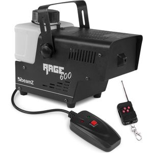Rookmachine - BeamZ RAGE600 met draadloze afstandsbediening - 600W