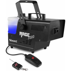 Rookmachine - BeamZ RAGE1000 met draadloze afstandsbediening - 1000W