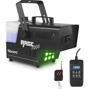 Rookmachine - BeamZ RAGE1000 met draadloze afstandsbediening - 1000W