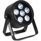 BeamZ BAC300 Aluminium LED Par met 6x 8W 4-in-1 LEDs