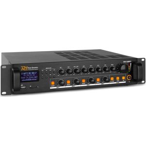 Power Dynamics - PDV120MP3 - 100V Versterker - 4-zones - Bluetooth - Mp3 Speler