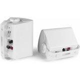 Power Dynamics BC40V witte speakerset voor buiten - 100V systemen en 8 Ohm - 100W