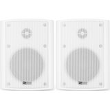 Power Dynamics BC40V witte speakerset voor buiten - 100V systemen en 8 Ohm - 100W