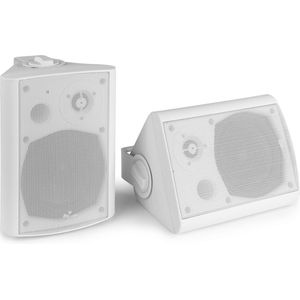 Bluetooth speakerset - Power Dynamics BGB50 wit - 100W - voor binnen en buiten