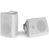 Speakerset voor binnen en buiten - Power Dynamics BGO40 witte 4 speakerset