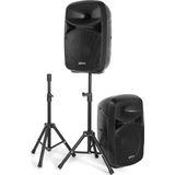 Vonyx - VPS102A - Speakerset - Met LED Verlichting - Bluetooth - 600 Watt