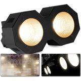 Stage blinder - Stroboscoop - BeamZ SB200 stage blinder en stroboscoop in één - 2x 50W COB LED's