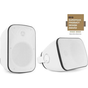 Power Dynamics BD50W Speakerset 120W - Wit - Geschikt voor binnen en buiten