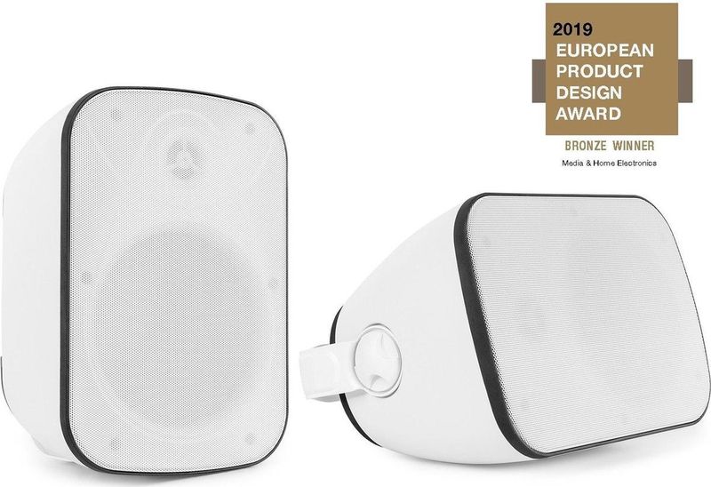 Power Dynamics BD50W Speakerset 120W - Wit - Geschikt voor binnen en buiten