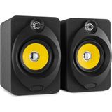 Studio speakers - Vonyx XP50 stereo studio speakers 100W met o.a. Bluetooth en mp3 speler - 2 weg - 5,25 inch woofers - 100W
