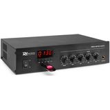 Power Dynamics PDM45 100V versterker 45W met Bluetooth, mp3 speler en radio