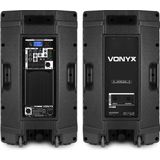 Vonyx - VSA150S - Actieve Stereo Speakerset - 15 Inch - Inclusief Kabel