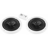 Power Dynamics - BT10SET - Versterker met Bluetooth - 2 Plafondspeakers - IPX5 - 5 Inch