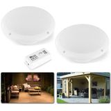 Power Dynamics - BT10SET - Versterker met Bluetooth - 2 Plafondspeakers - IPX5 - 5 Inch