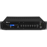 Power Dynamics PRC120 100V versterker met CD speler - Met Bluetooth en mp3 - 120W - 8 Ohm