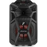 Fenton - FPC8T - Bluetooth Speaker - Zwart - 100W - Accu - Karaoke Set