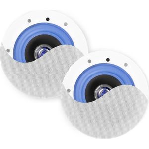 Inbouw speaker (set van 2) - Power Dynamics ESCS6 plafond speaker low profile - 60W - 6.5 inch