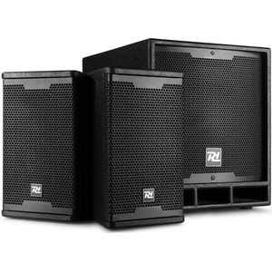 Speakerset - Power Dynamics Combo 1200 actieve speakerset Bluetooth - 2.1 speakerset met actieve subwoofer - 1200W