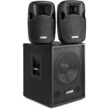 MAX - MX700 - Speakerset - Zwart - 700W - Ingebouwde Versterker