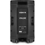 Speaker - Vonyx VSA12P - passieve speaker 12'' - 800W - Kunststof behuizing met wieltjes - Perfect voor mobiel gebruik