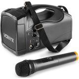 Portable Speaker - Vonyx ST014 Draagbaar Omroepsyteem met Draadloze Handmicrofoo