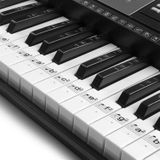 MAX KB-KEY keyboard piano stickers (max. 61 toetsen) voor de beginnende keyboard speler