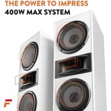 Fenton SHF700W hifi speakerset 400W - 2x 6.5" - Wit